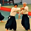 Doshu Moriteru Ueshiba and Waka Sensei